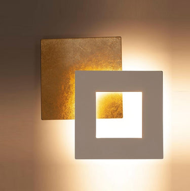 DALIA Applique LED 24W 3000K Corten +Oro Mantra Lampade da parete